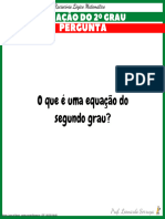 Equação de 2º Grau