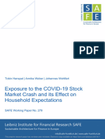 Exposure To The COVID-19 Stock Market Crash and Its Effect On Household Expectations