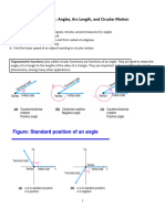 Section 7.1: Angles, Arc Length, and Circular Motion: Learning Objectives