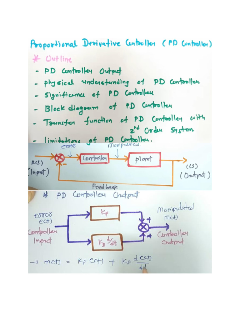 PD Controller: Benefits and Applications | PDF
