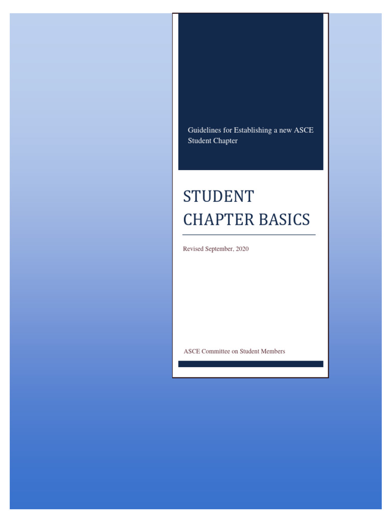 Establishing an ASCE Student Chapter Guide | PDF | Committee