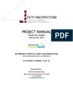 Project Manual and Hazmat Report