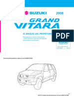 [TM] Suzuki Manual de Propietario Suzuki Grand Vitara Traducido Con Google Del Original en Ingles 2008