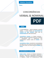 Concordância Nominal - Parte 1