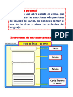 Estructura de un texto poema