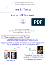 Tema 3.- Teorias Atomico-Moleculares
