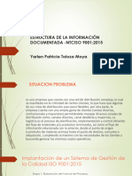 ESTRUCTURA DE LA INFORMACIÓN DOCUMENTADA -NTCISO 9001