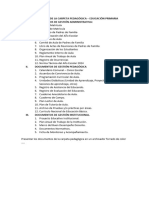 Documentos de La Carpeta Pedagógica