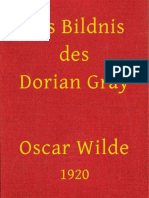 Das Bildnis Des Dorian Gray Oscar Wilde