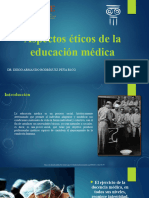 Aspectos Éticos de La Educación Médica