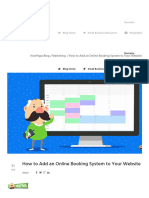 How To Add An Online Booking System To Your Website - HostPapa Blog
