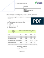 Actividad 6, Estadística y Pronostico