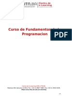 PROGRAMA Curso de Fundamentos de La Programacion