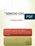 DERECHO CIVIL Generalidades