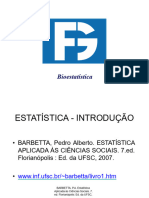 Bioestatística - Slides Videoaulas