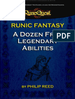 Runequest - A Dozen Free Legendary Abilities