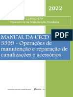 3399 - Operaoes de Manutenao e Reparaao de Canalizaoes e Acessorios - Manual