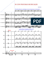 Ejercicios Con Figuras Musicales... - Partitura Completa