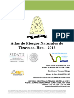 Atlas de Riesgos Naturales de Tizayuca Hgo. 2013