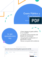 Gasto Público y Crecimiento