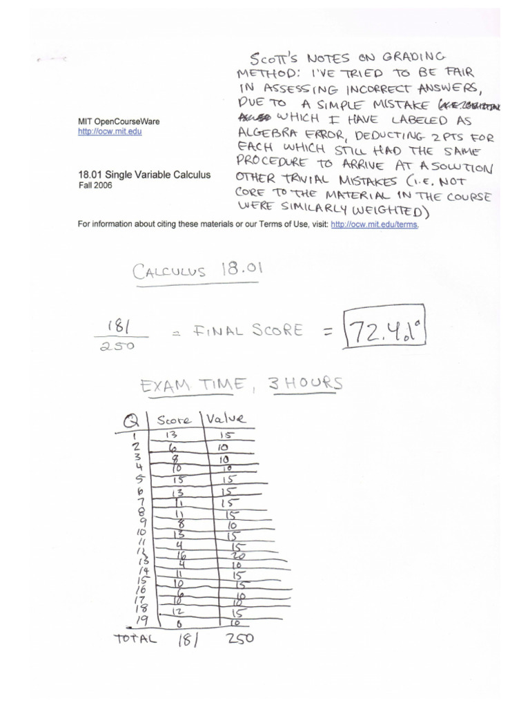 1801 Exam | PDF
