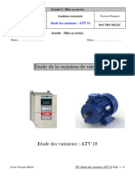 TP Etude Variateurs - ATV 18 - V1.0