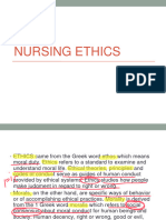 Chapter 7 Nursing Ethics
