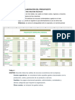 Elaboración Del Presupuesto