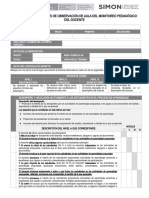 PM 48 Inst 84 - Ficha Monitoreo A La Práctica Pedagógica