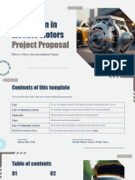 Innovation in Electric Motors Project Proposal by Slidesgo