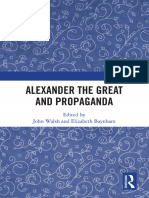 John Walsh, Elizabeth Baynham - Alexander The Great and Propaganda (Retail)