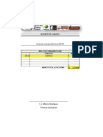 Formato para Facturación de Gastos