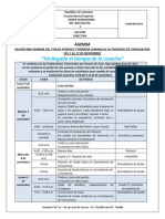 Agenda Del 7 Al 17 de Noviembre