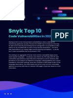 Snyk Top 10: Code Vulnerabilities in 2022