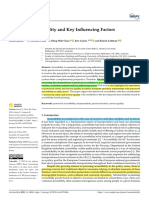 Perceived Accessibility and Key Influencing Factors in Transportation