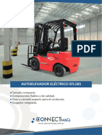 Autoelevador Electrico EP EFL181 - Connect Maq