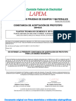 Constancia Tuberia PEAD LAPEM Conduit Liso