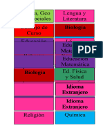 Horario Dany II Medio