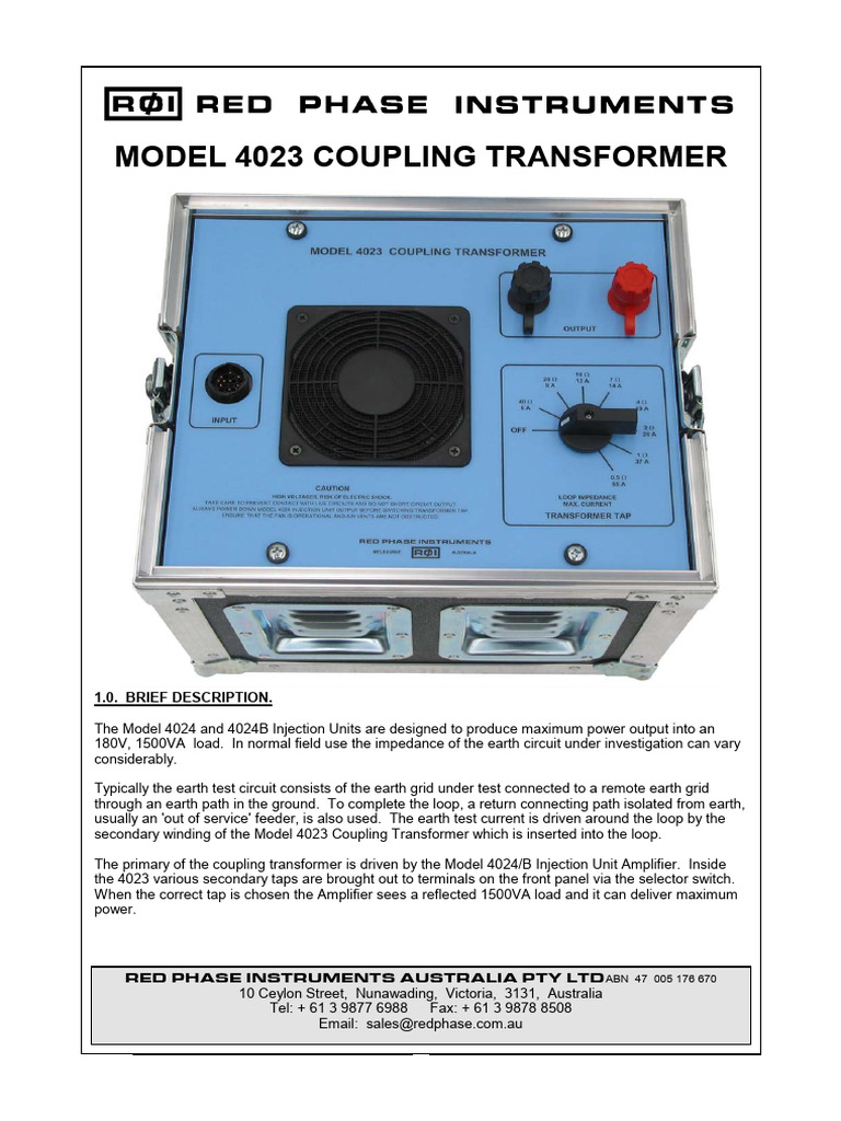 5a19273f267d0 4023datasheet | PDF | Transformer | Amplifier
