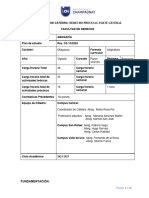 Programa Derecho Procesal 2024-2025