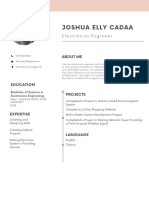 Cadaa, Joshua Elly E. Resume