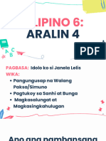 Aralin 4 (Fil 6)