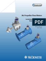MC Propeller Flow Meters: Installation, Operation and Maintenance Manual
