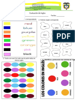 Evaluación de Ingles 2° Periodo... Colores 2022