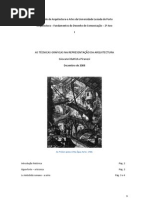 AS TÉCNICAS GRÁFICAS NA REPRESENTAÇÃO DA ARQUITECTURA Piranesi - Universidade Lusíada do Porto