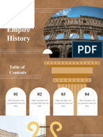 Roman Empire History Thesis Presentation Brown Variant