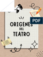 Orígenes Del Teatro - Literatura