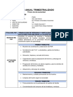 PLAN ANUAL TRIMESTRALIZADO 1ro de primaria 2023-1