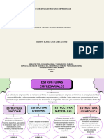 Mapa Conceptual Estructuras Organizacionales Denisse Tatiana Herrera