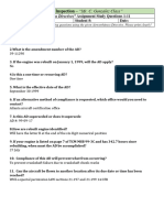 Engine Inspection - "Mr. C. Gonzalez Class": "Airworthiness Directives" Assignment Study Questions 1-11